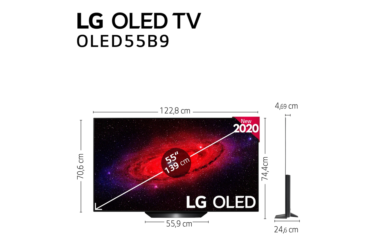 LG OLED 139.7 cm (55") 4K Ultra HD Smart TV Wi-Fi Black