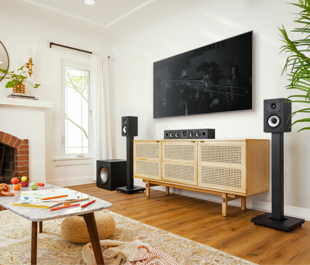 Polk Audio MXT35CBK loudspeaker 5-way Black Wired