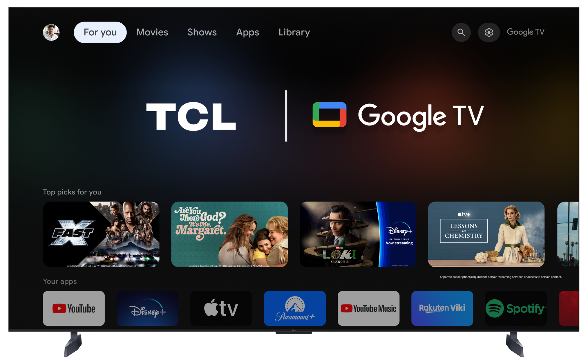 TCL 85C855K TV 2.16 m (85") 4K Ultra HD Smart TV Wi-Fi Black 3500 cd/m²