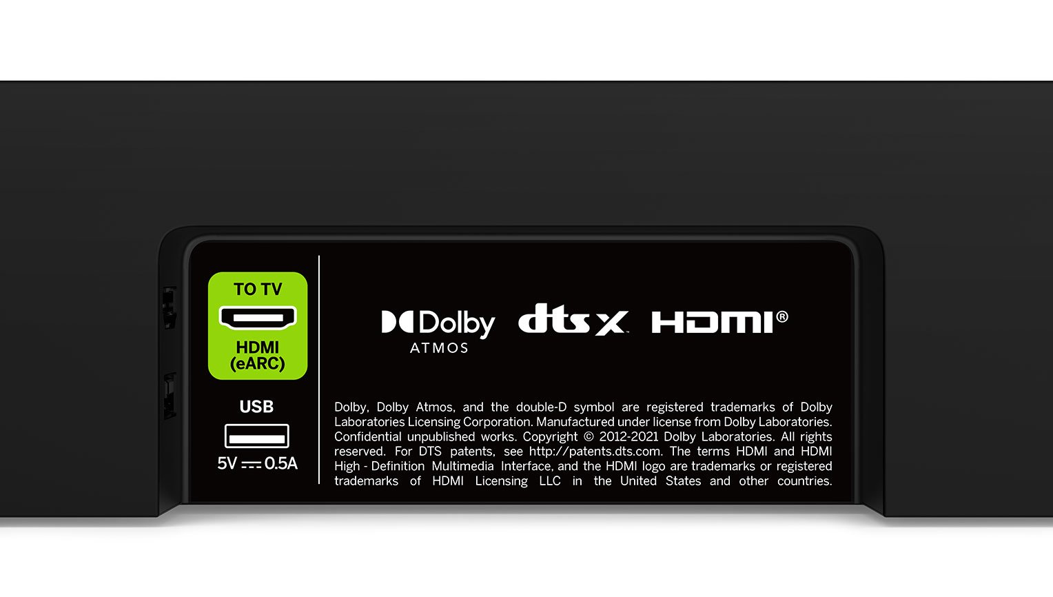 VIZIO SV510M-0806 soundbar speaker Black 5.1 channels