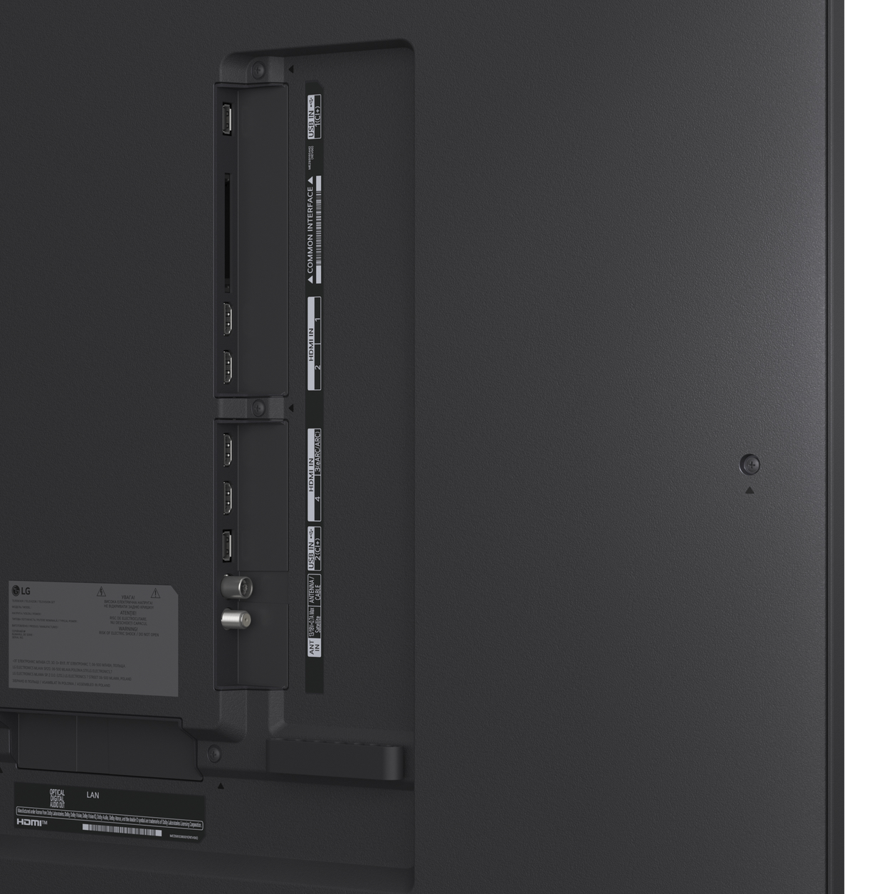 LG QNED evo AI 65QNED87A6B 165.1 cm (65") 4K Ultra HD Smart TV Wi-Fi Black