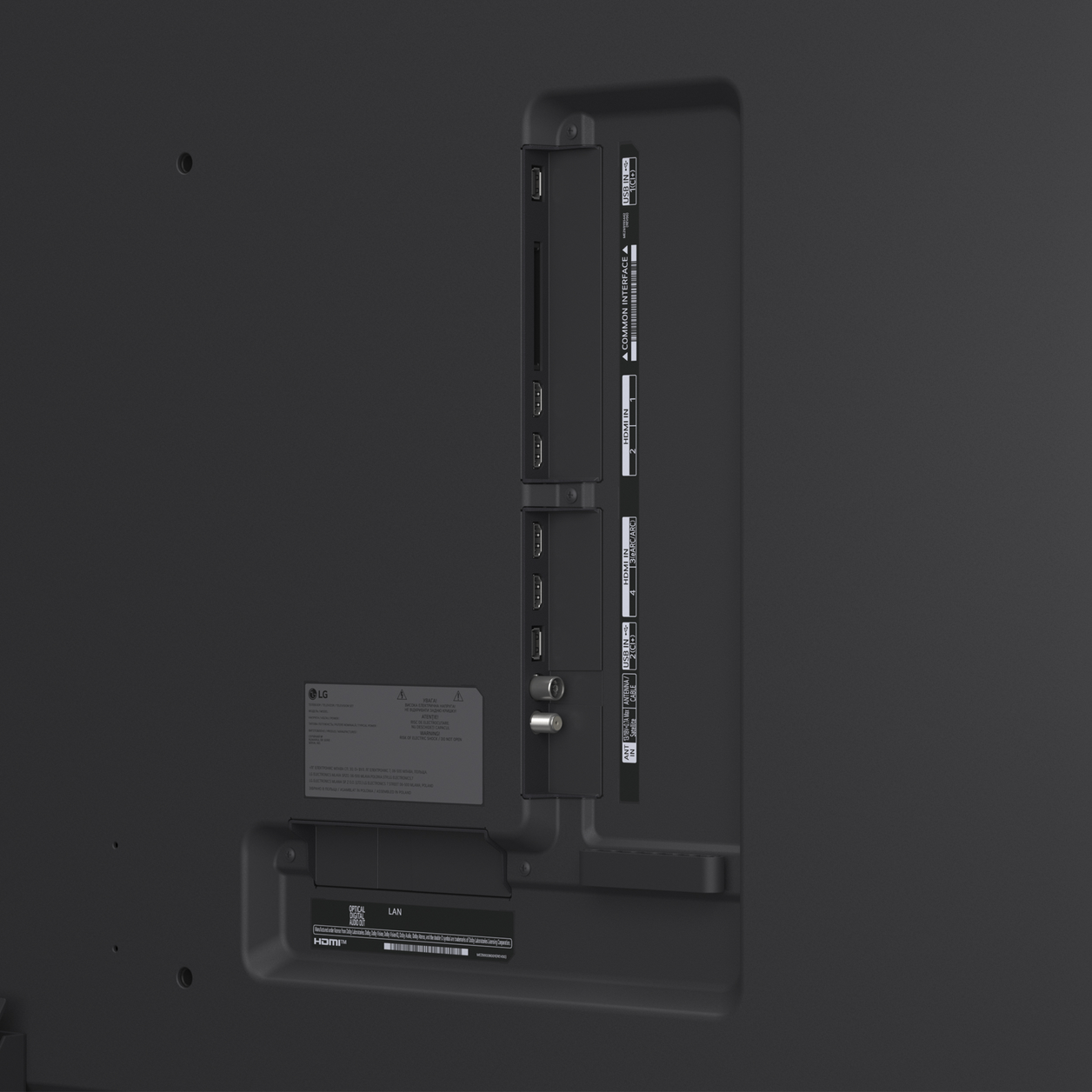 LG QNED evo AI 75QNED87A6B 190.5 cm (75") 4K Ultra HD Smart TV Wi-Fi Black