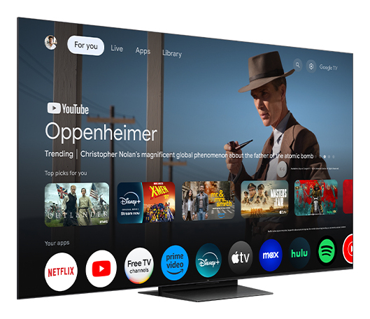 TCL QM7 55’’ QM7K Series QD-Mini LED QLED 4K UHD Smart TV with Google TV – 55QM7K