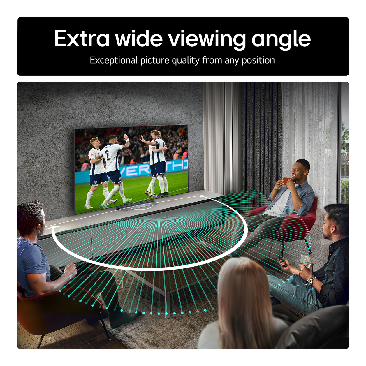 LG OLED48C54LA.AEK TV 121.9 cm (48") 4K Ultra HD Smart TV Wi-Fi Black