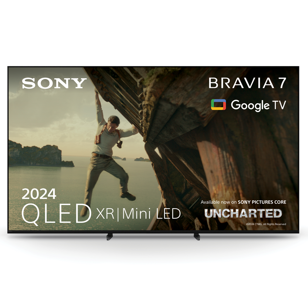Sony BRAVIA 7 QLED (XR l Mini LED) 75 pollici 4K HDR Google Smart TV (2024) | Gaming menu for PlayStation 5, IMAX Enhanced, Dolby Vision Atmos, Chromecast, AirPlay, 120Hz 75XR70