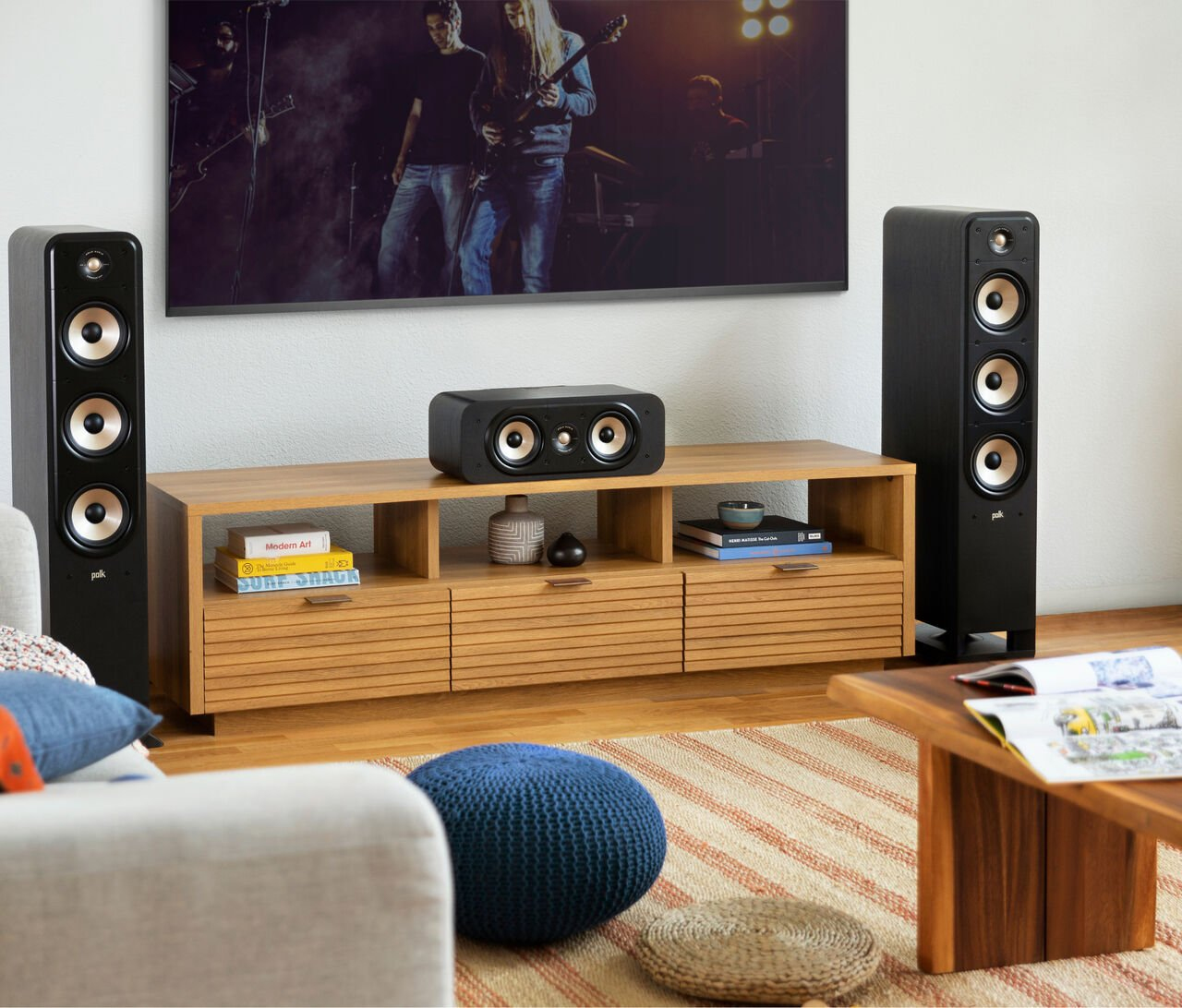 Polk Audio SIGS30CELBK loudspeaker 5-way Black Wired