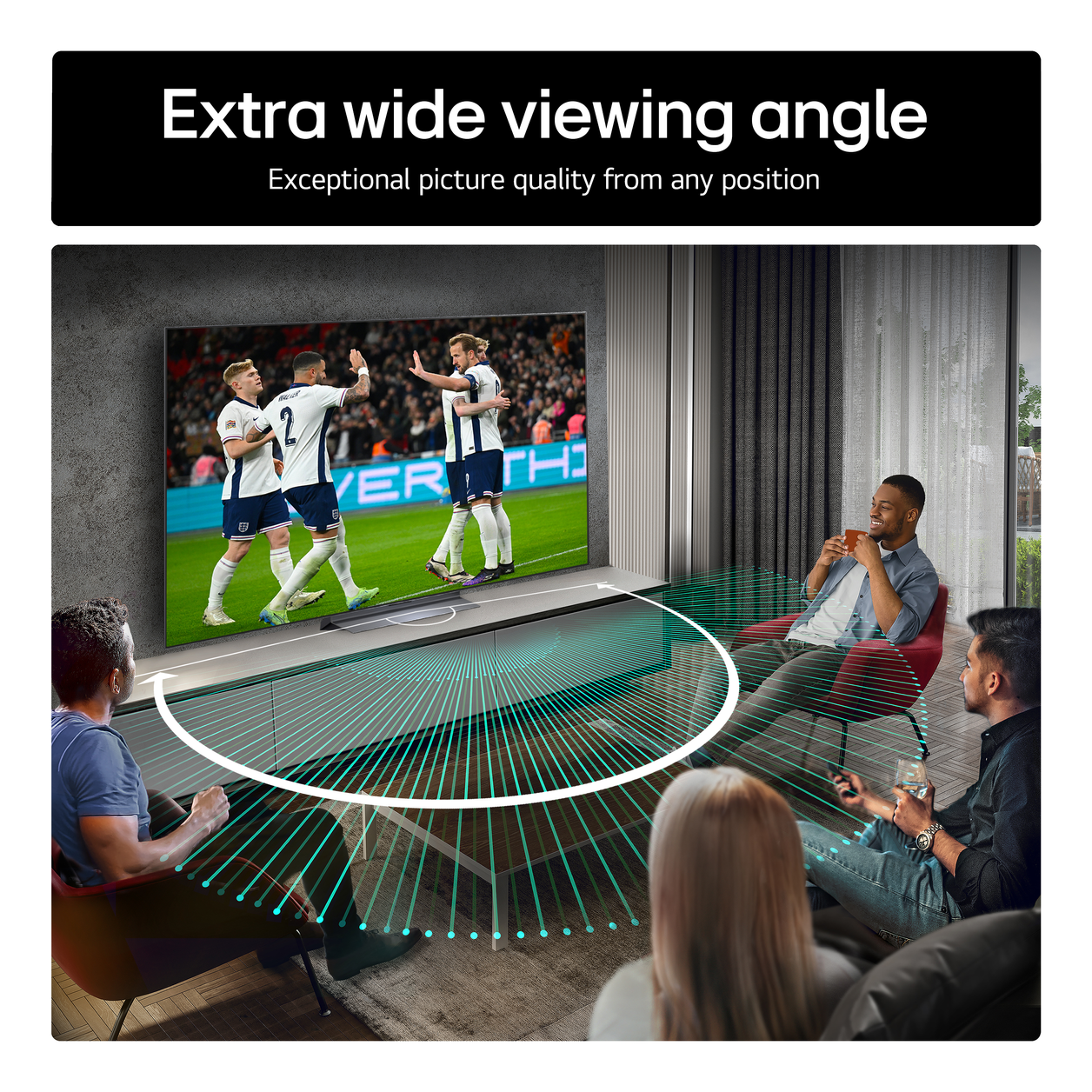 LG OLED77C54LA.AEK TV 195.6 cm (77") 4K Ultra HD Smart TV Wi-Fi Metallic