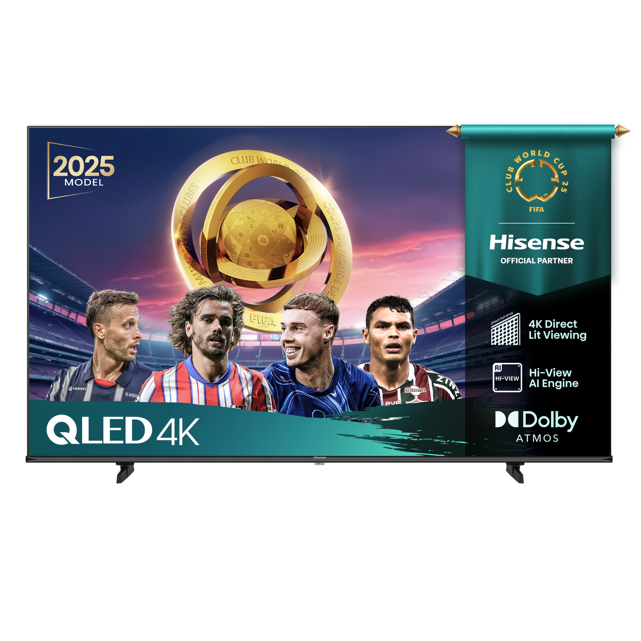 Hisense 50" E78QTUK QLED Smart AI TV with Freely