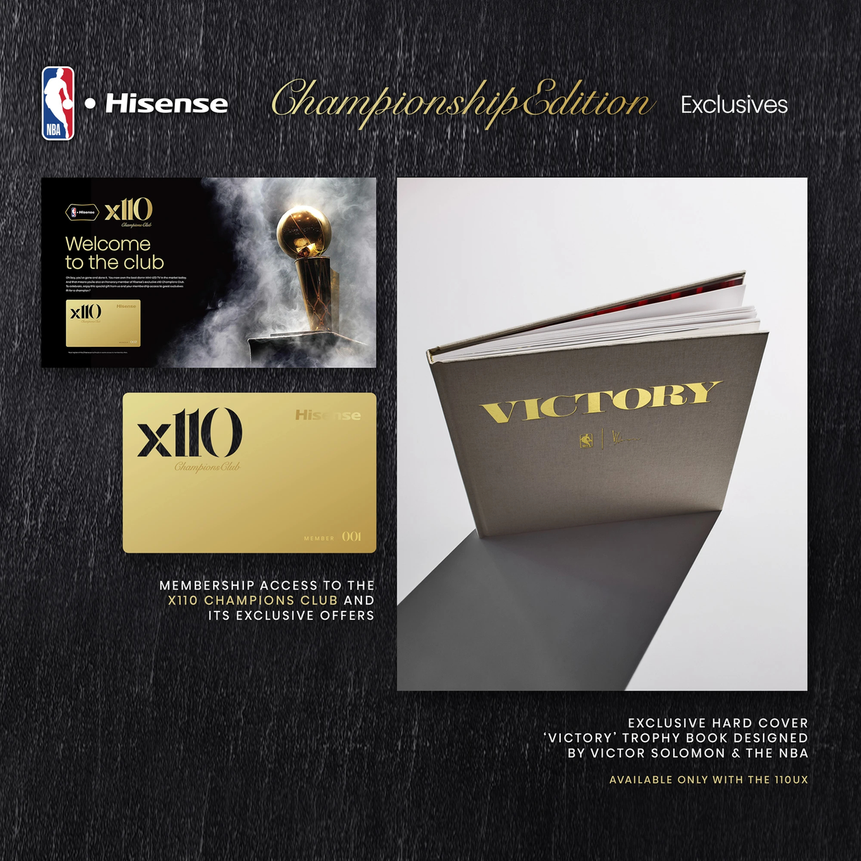 Hisense 110UX TV 2.79 m (110") 4K Ultra HD Smart TV Wi-Fi Black 10000 cd/m²