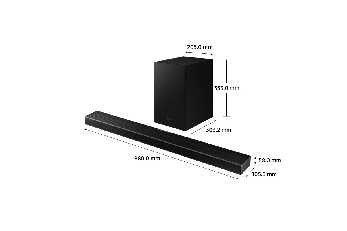 Samsung HW-Q600A Black 3.1.2 channels