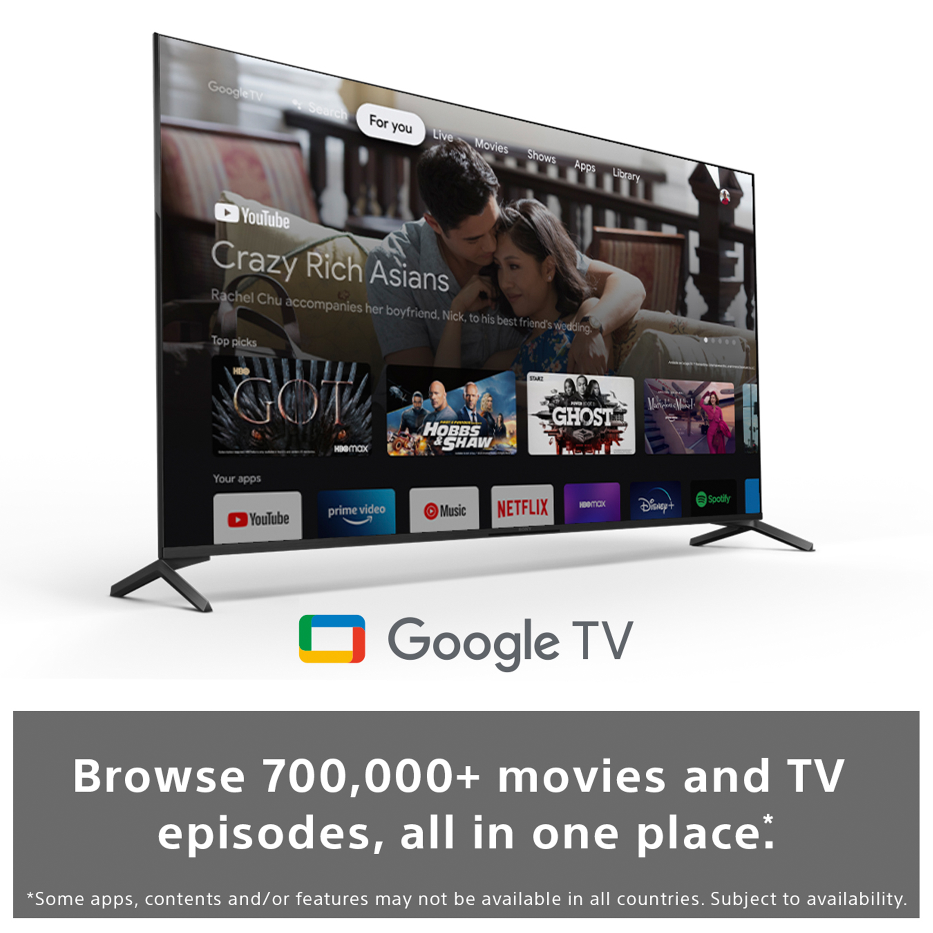 Sony BRAVIA 4K KD-75X89J - 75-inch - LED - 4K Ultra HD (UHD) - High Dynamic Range (HDR) - Google TV - (Black, 2021 model)