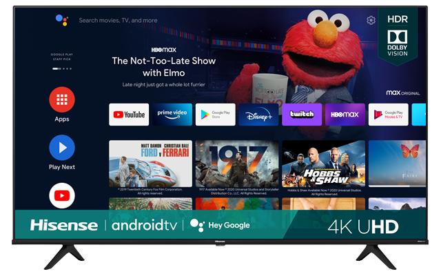 Hisense 65A6G TV 165.1 cm (65") 4K Ultra HD Smart TV Wi-Fi Black, Grey