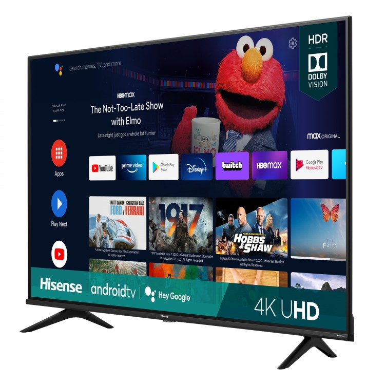 Hisense 65A6G TV 165.1 cm (65") 4K Ultra HD Smart TV Wi-Fi Black, Grey