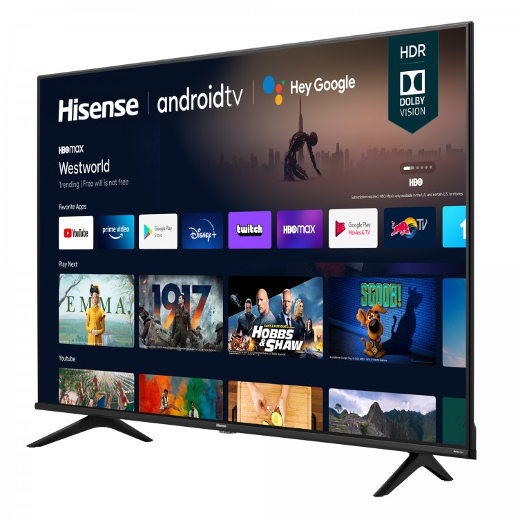Hisense 55A6G TV 138.7 cm (54.6") 4K Ultra HD Smart TV Wi-Fi Black, Grey