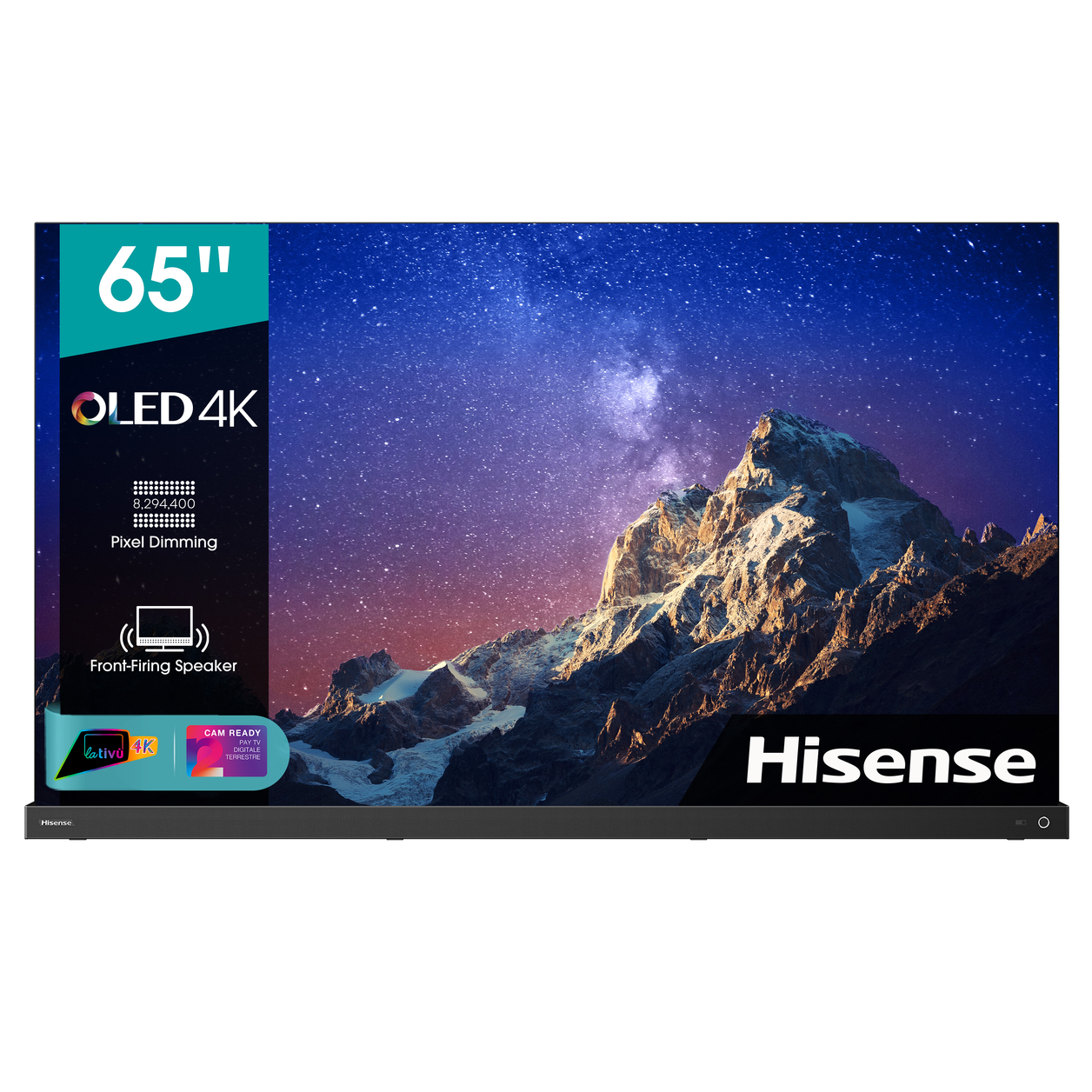 Hisense A9G 165.1 cm (65") 4K Ultra HD Smart TV Wi-Fi Black