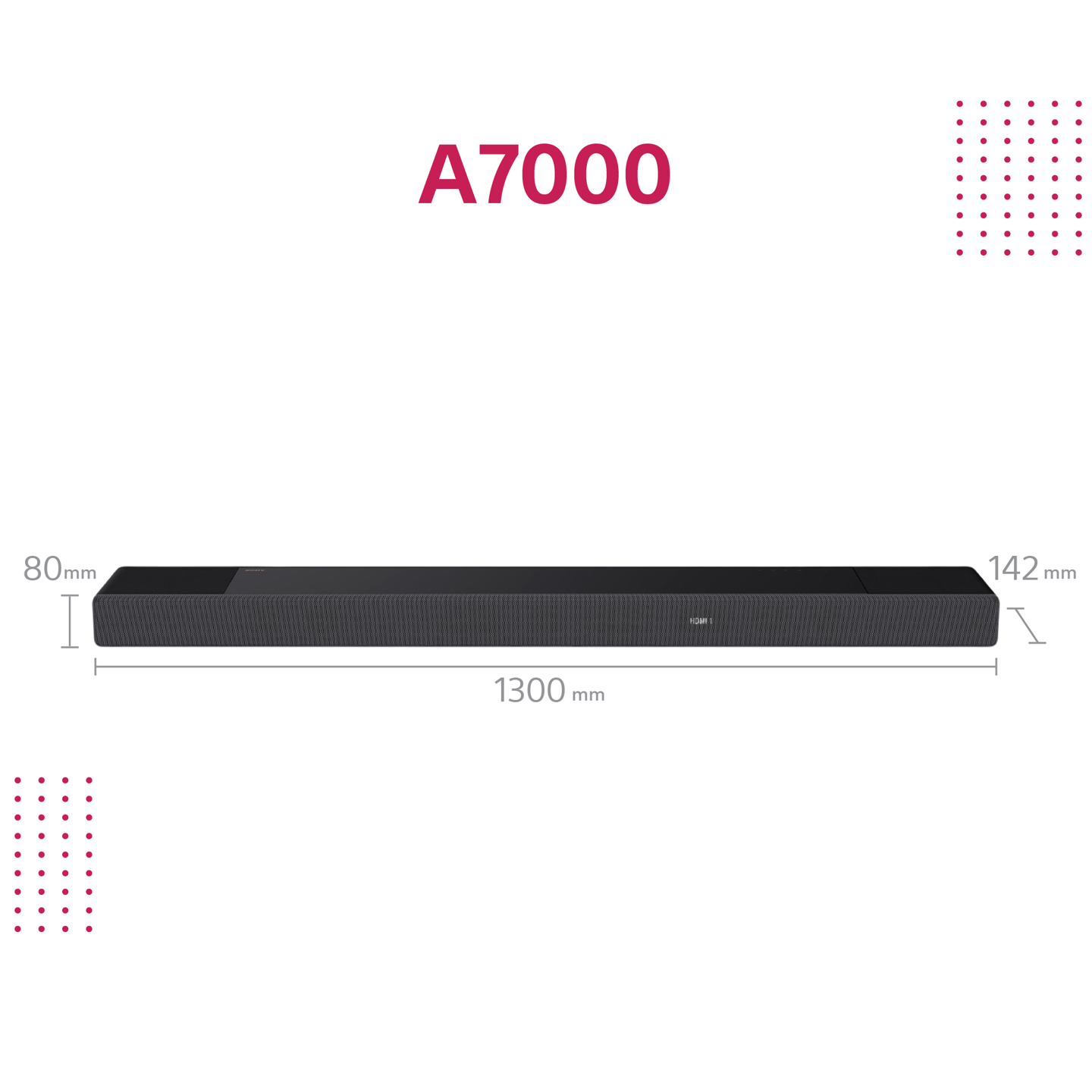 Sony HT-A7000 Black 7.1.2 channels 500 W