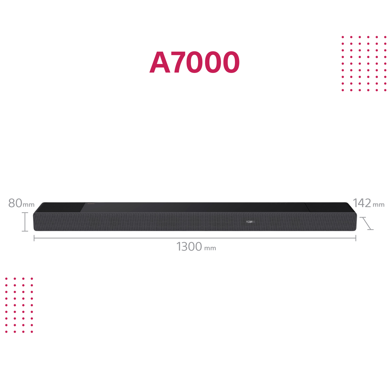 Sony HT-A7000 Black 7.1.2 channels 500 W