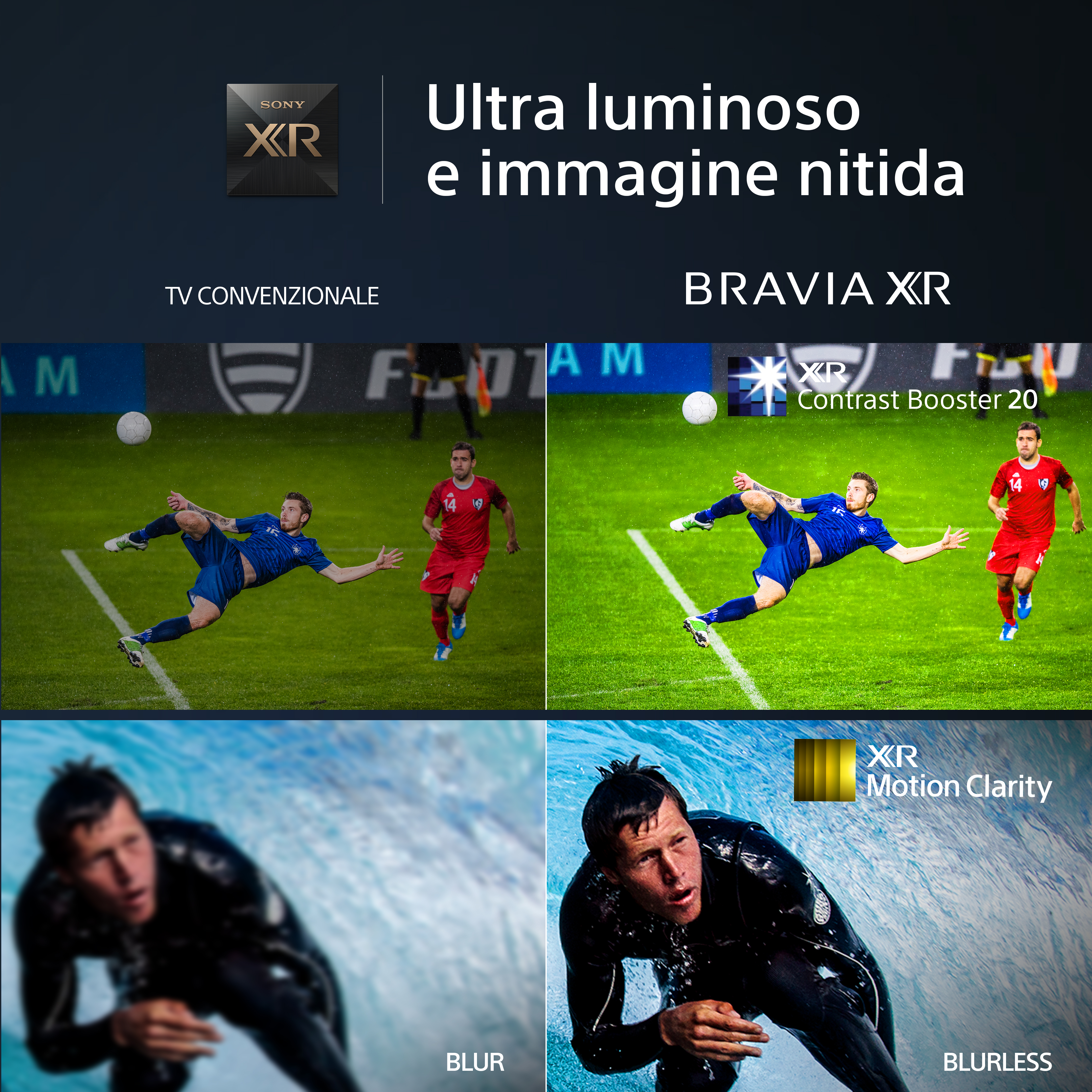 Sony BRAVIA XR | XR-85X95L | Mini LED | 4K HDR | Google TV | ECO PACK | BRAVIA CORE | Perfect for PlayStation5 | Aluminium Seamless Edge Design