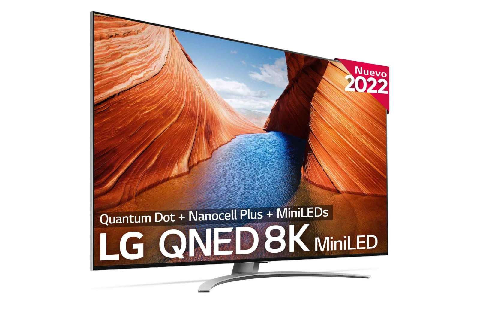 LG 65QNED996QB TV 165.1 cm (65") 8K Ultra HD Smart TV Wi-Fi Black, Silver