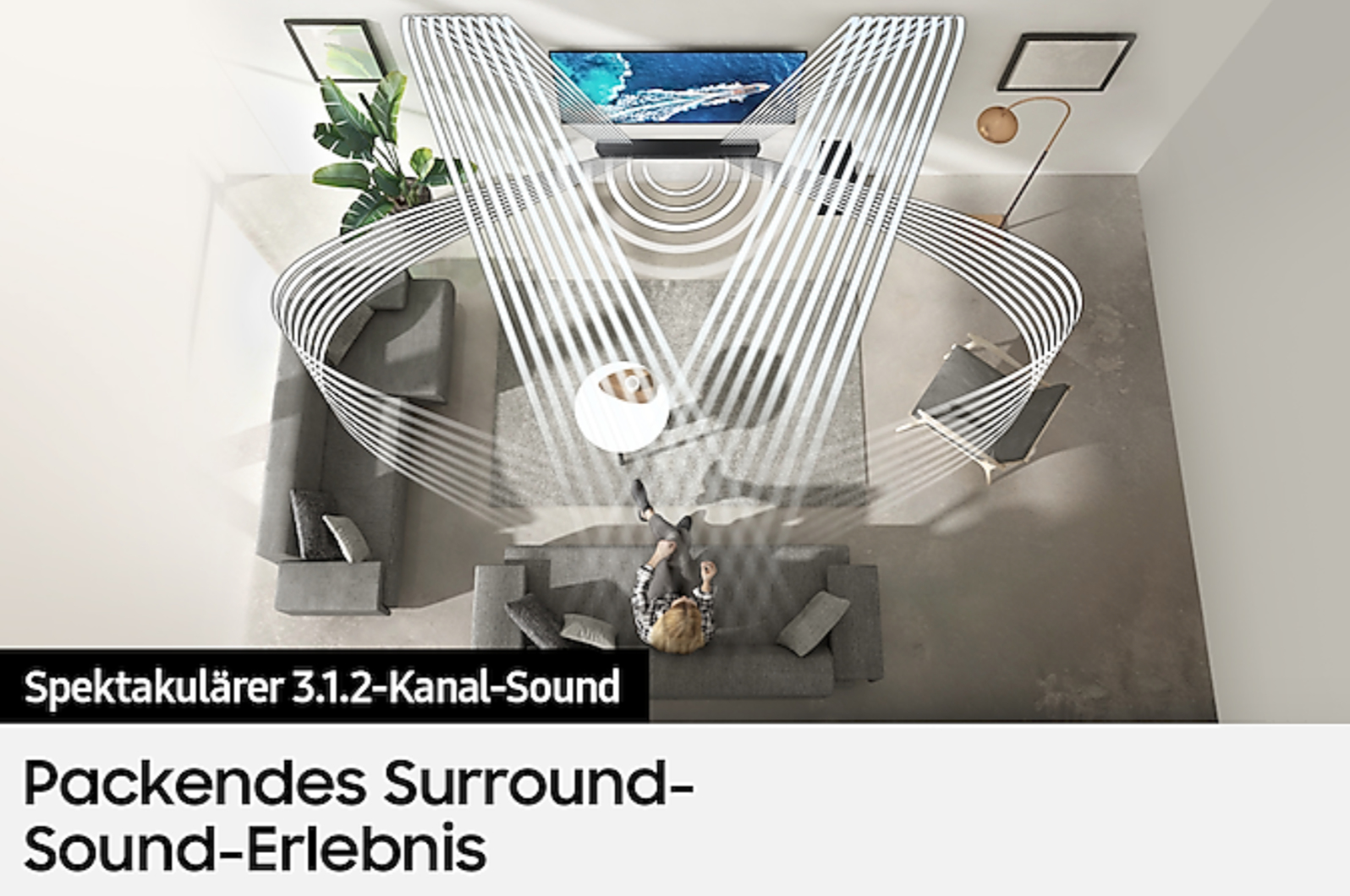 Samsung HW-Q610B Black 3.1.2 channels 360 W