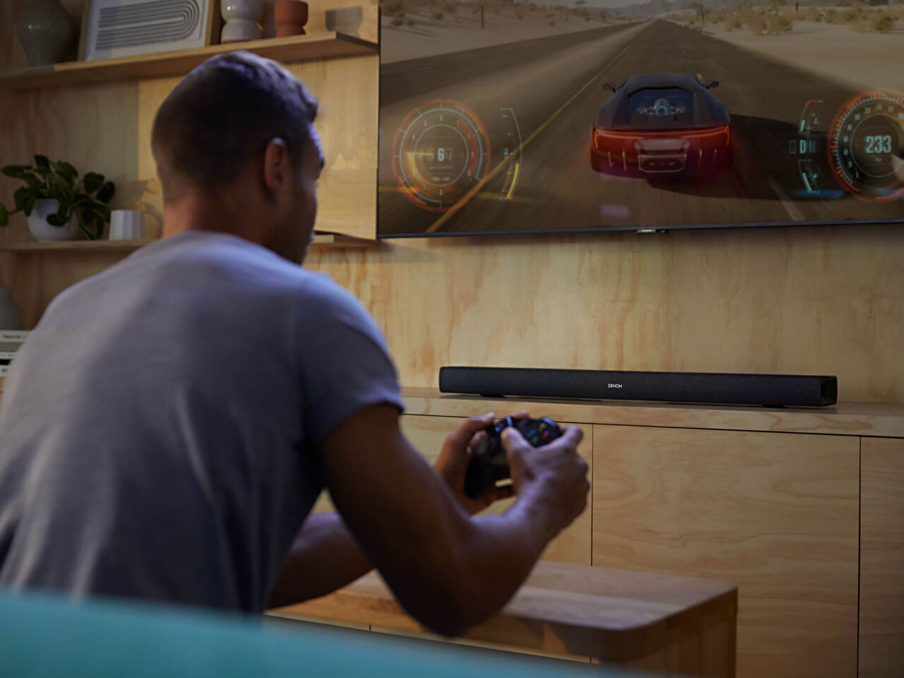 Denon DHT-S217 soundbar speaker Black 2.1 channels