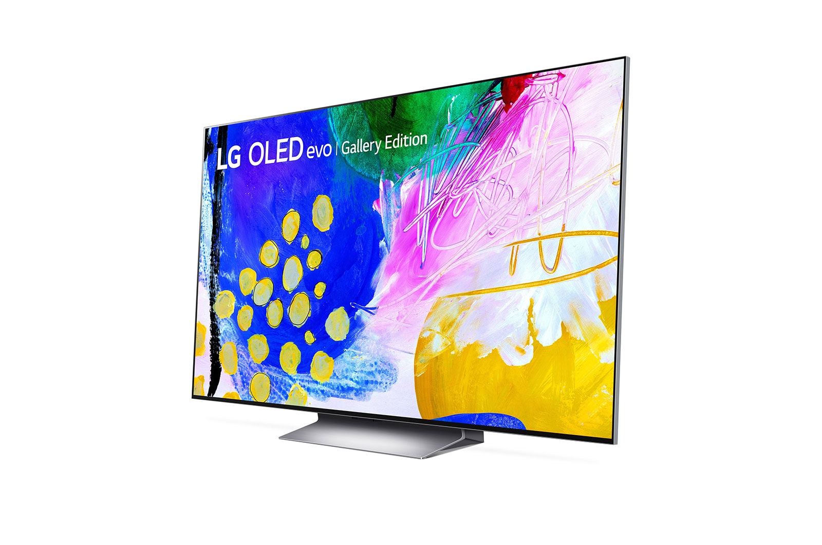LG OLED evo Gallery Edition OLED77G2PUA 194.8 cm (76.7") 4K Ultra HD Smart TV Wi-Fi Black, Silver