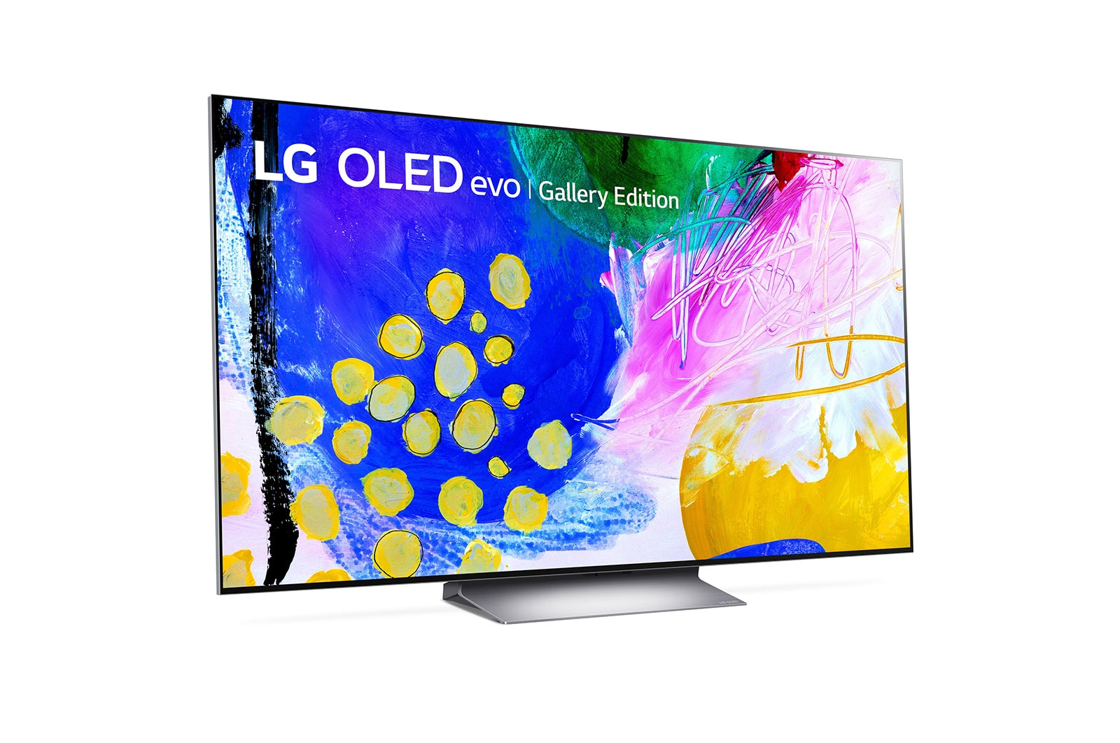 LG OLED evo Gallery Edition OLED77G2PUA 194.8 cm (76.7") 4K Ultra HD Smart TV Wi-Fi Black, Silver