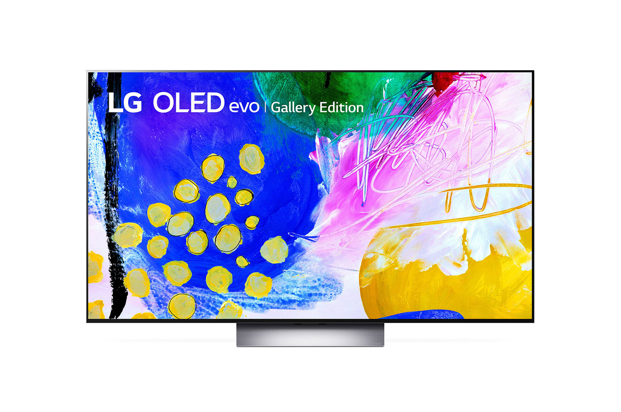LG OLED evo Gallery Edition OLED77G2PUA 194.8 cm (76.7") 4K Ultra HD Smart TV Wi-Fi Black, Silver