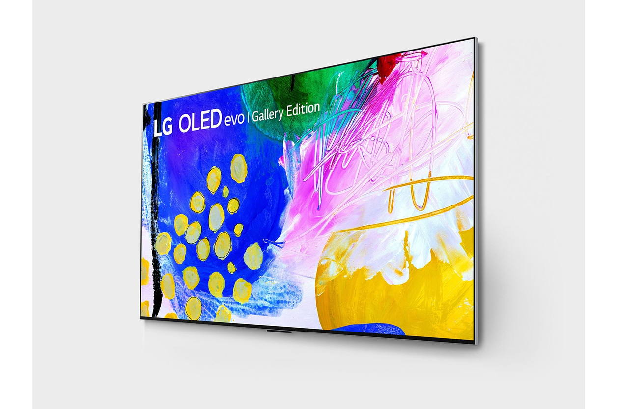 LG OLED evo Gallery Edition OLED77G2PUA 194.8 cm (76.7") 4K Ultra HD Smart TV Wi-Fi Black, Silver