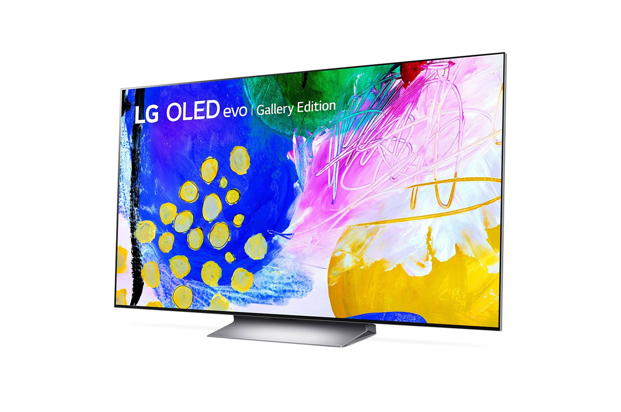 LG OLED evo Gallery Edition OLED77G2PUA 194.8 cm (76.7") 4K Ultra HD Smart TV Wi-Fi Black, Silver
