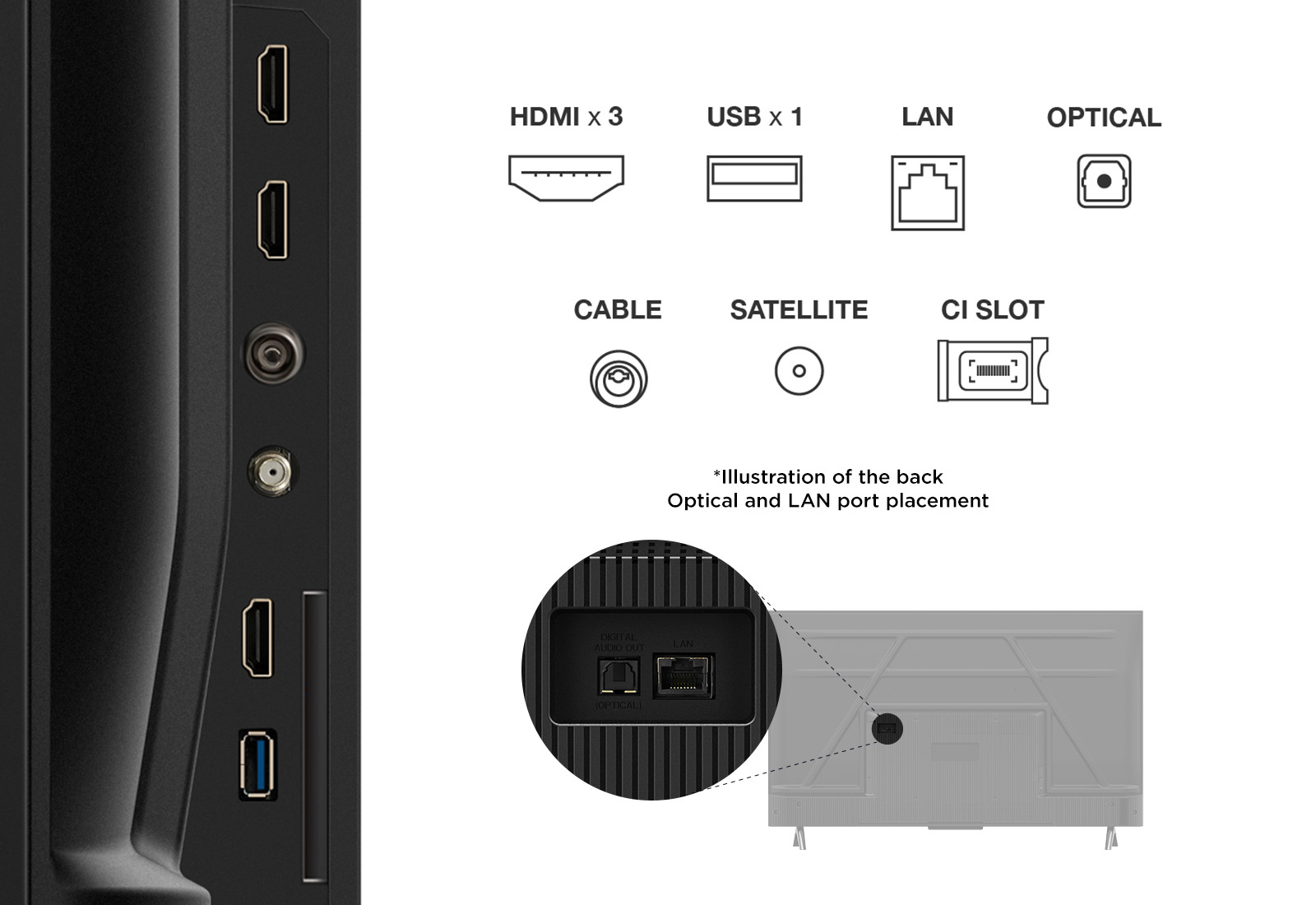 TCL 43V6C-UK TV 109.2 cm (43") 4K Ultra HD Smart TV Wi-Fi Metallic 260 cd/m²