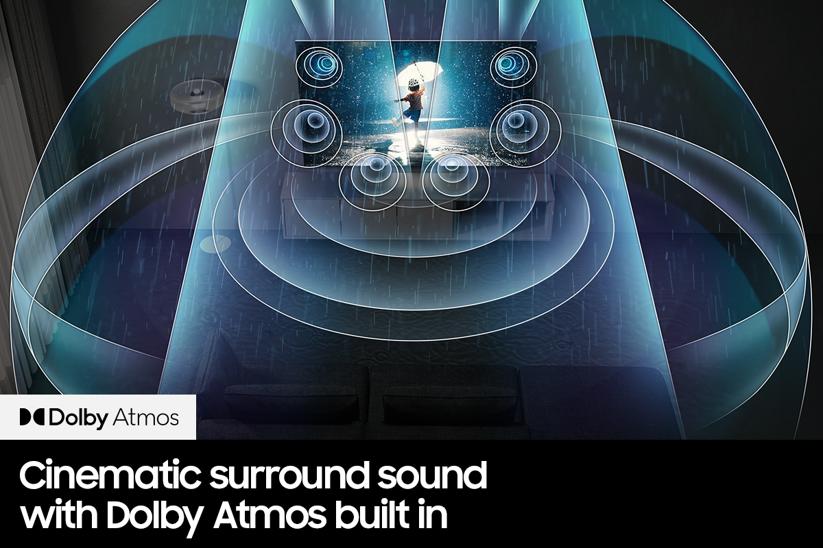 Samsung QN65QN90BAF 163.8 cm (64.5") Smart TV Wi-Fi Black, Titanium