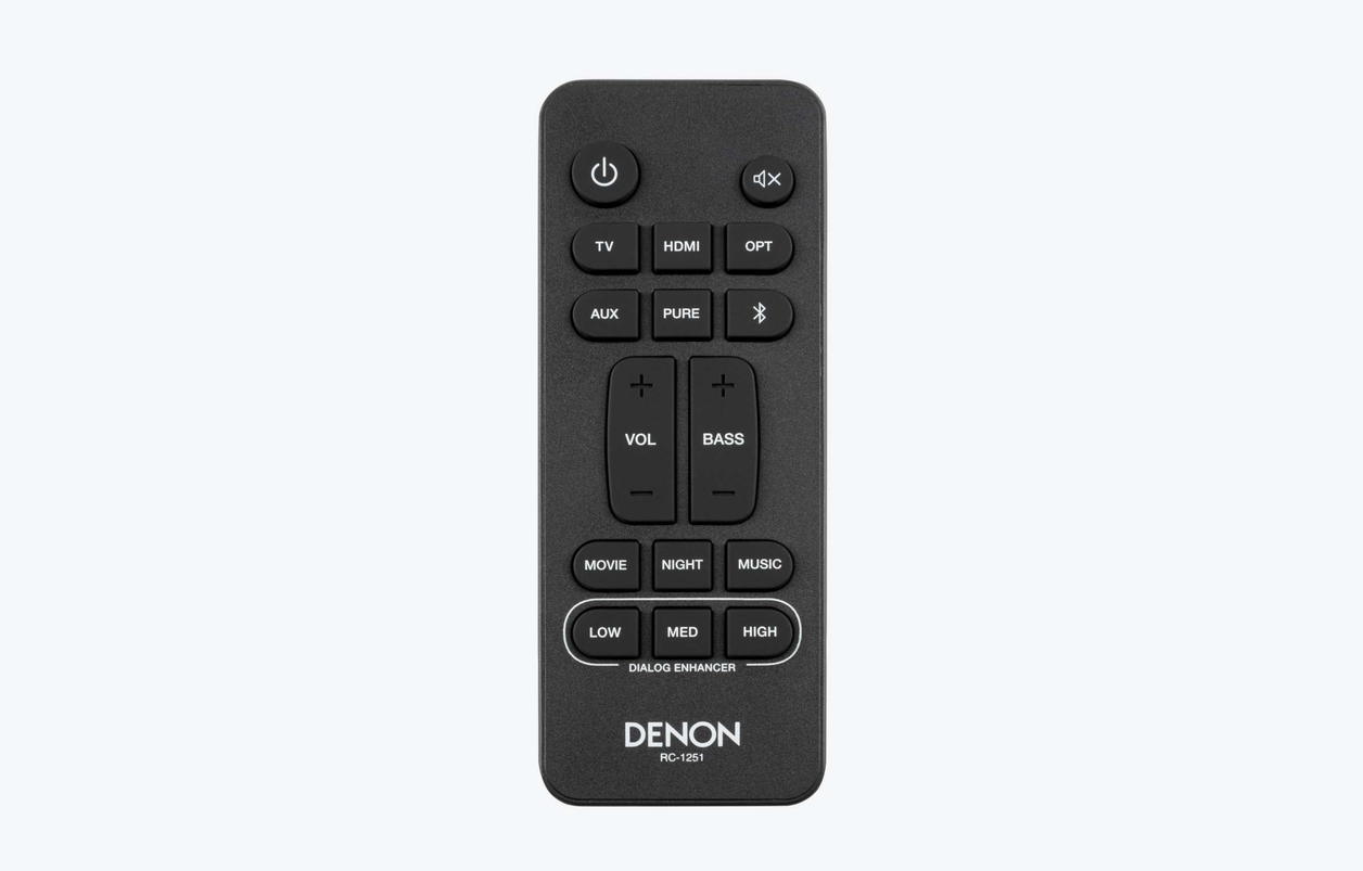 Denon DHT-S217 Black 2.1 channels