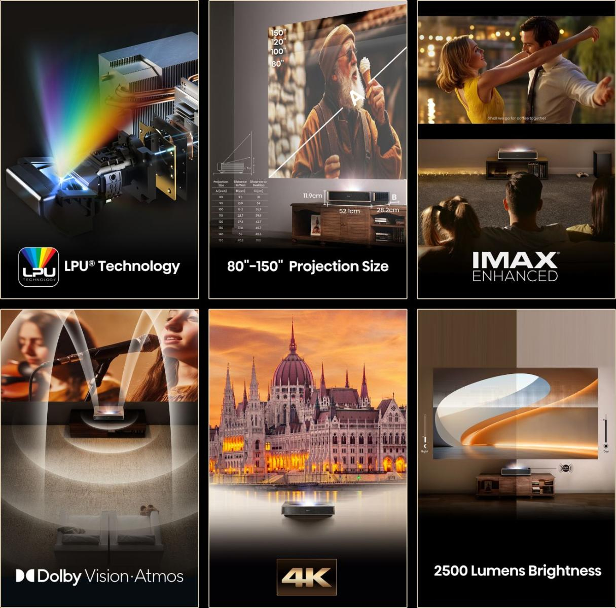 Hisense PT1 Smart TV Wi-Fi Black
