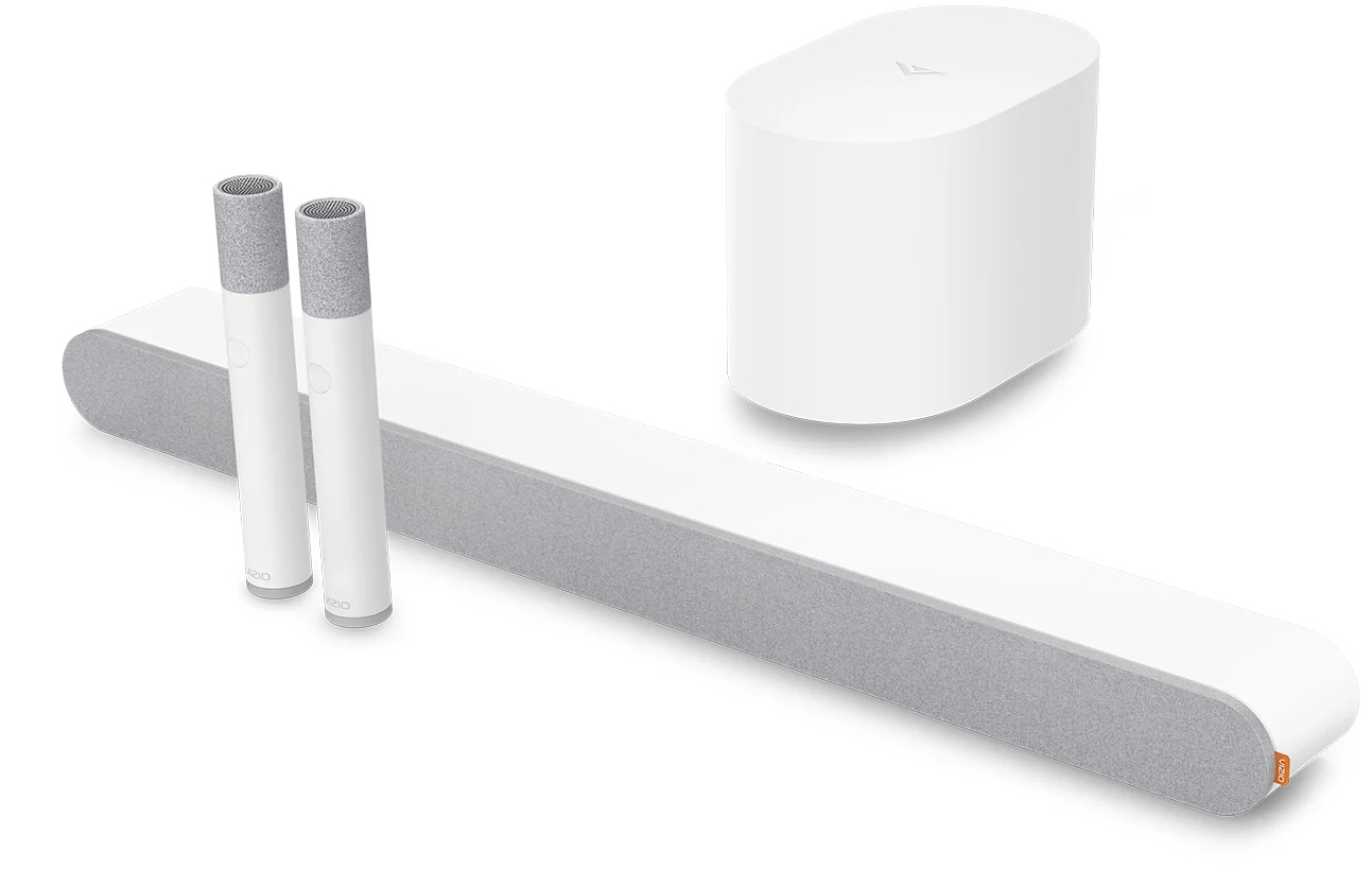 VIZIO MicMe Silver, White 2.1 channels