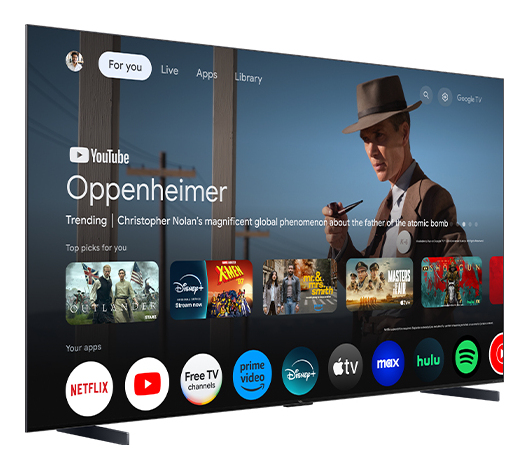 TCL QM7 98’’ QM7K Series QD-Mini LED QLED 4K UHD Smart TV with Google TV – 98QM7K