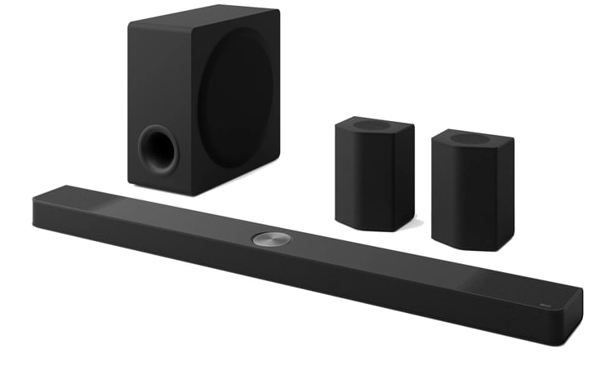 LG S95AR soundbar speaker Black 9.1.5 channels