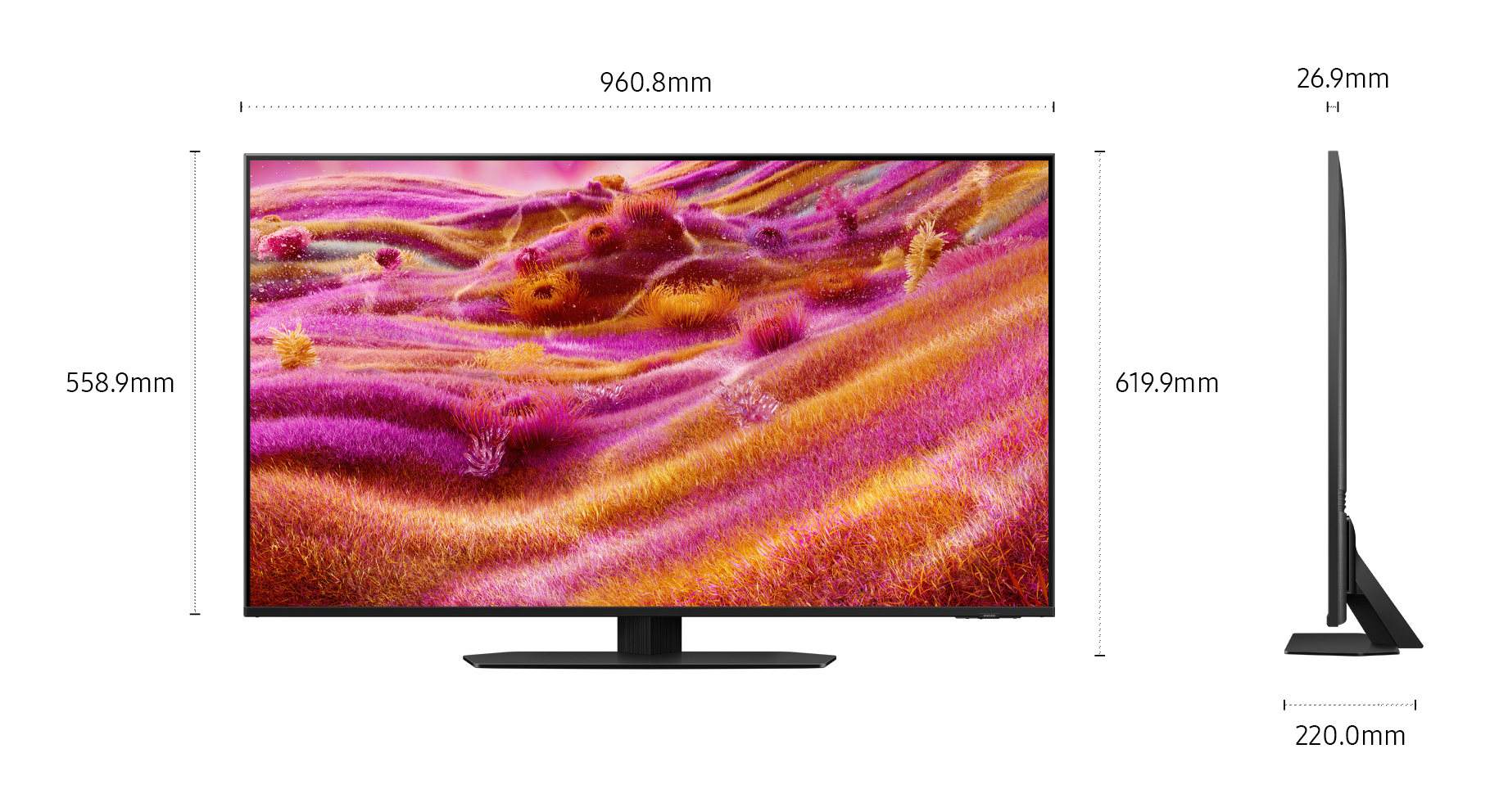 Samsung QE43QN90FAT 109.2 cm (43") 4K Ultra HD Smart TV Wi-Fi Black