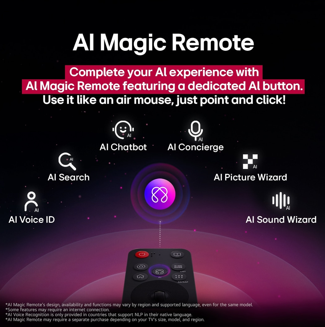 LG QNED evo AI 65QNED92AUA TV 165.1 cm (65") 4K Ultra HD Smart TV Wi-Fi Black