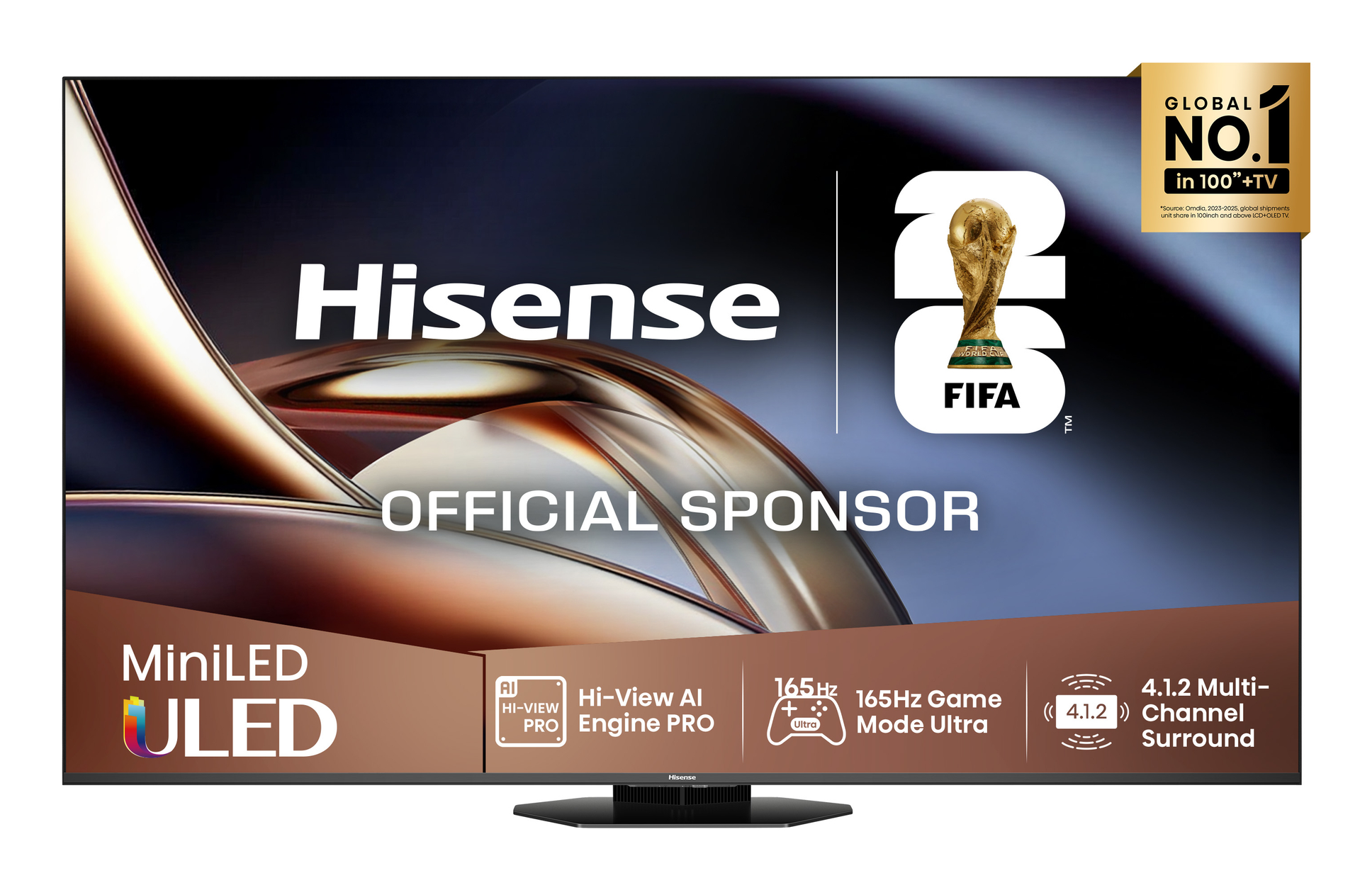 Hisense 85U8Q 2.16 m (85") 4K Ultra HD Smart TV Wi-Fi Black, Grey