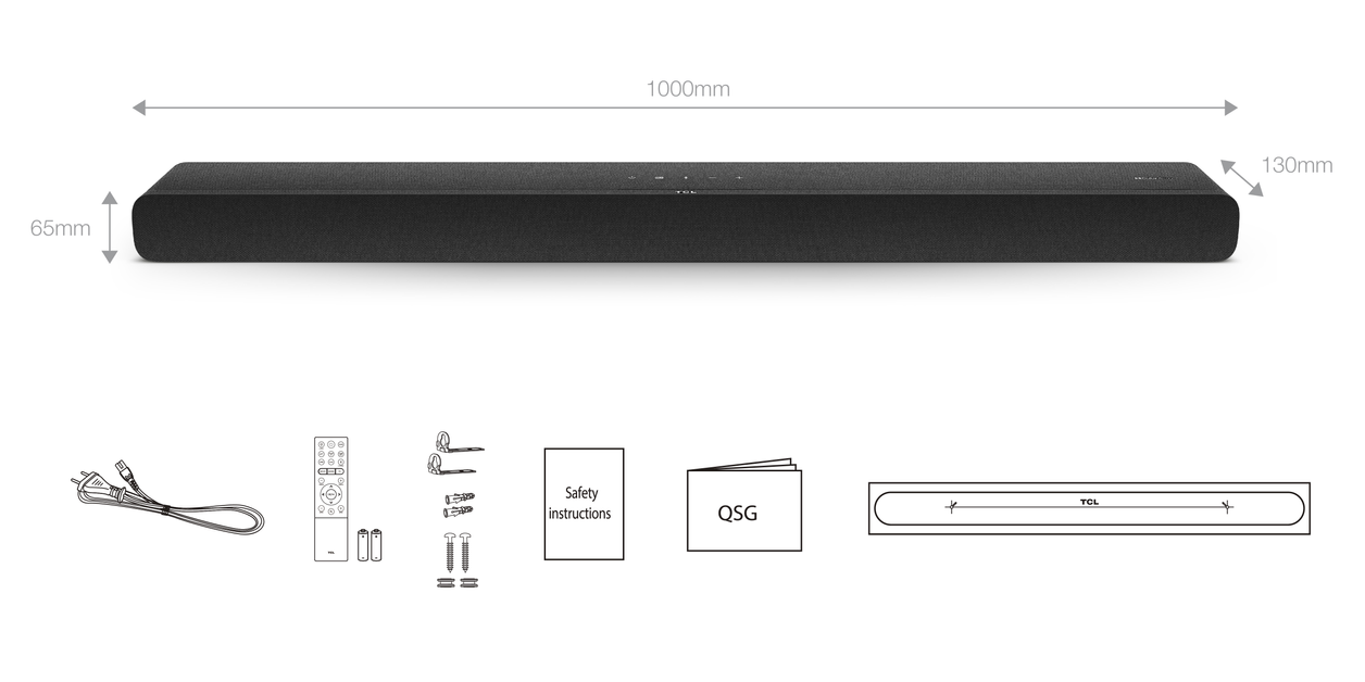 TCL 8 Series 3.1.2 ch.Soundbar