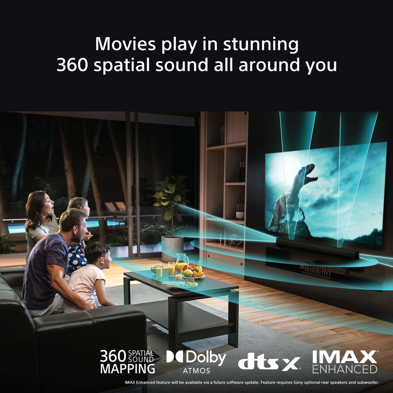 Sony BRAVIA Theatre Bar 8 – Dolby Atmos soundbar, 11 Speaker, Wi-Fi, Bluetooth, 360 Spatial Sound Mapping