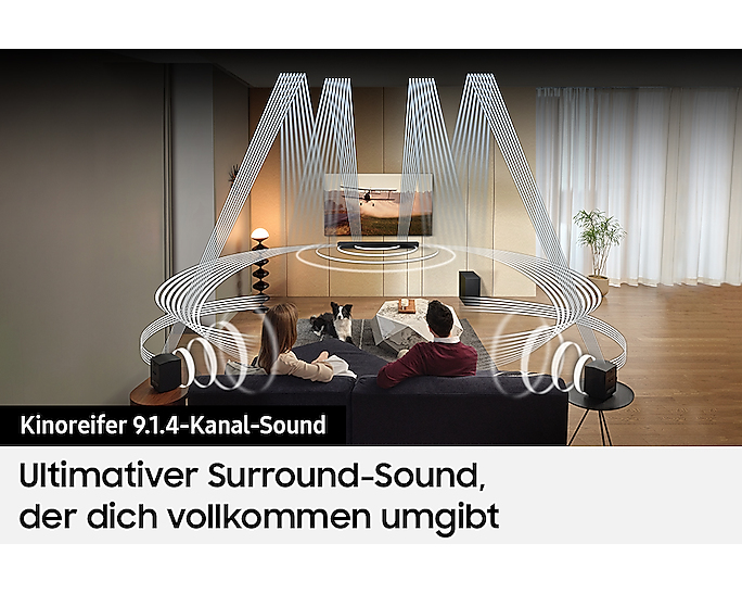 Samsung Q-Soundbar Black 9.1.4 channels 540 W