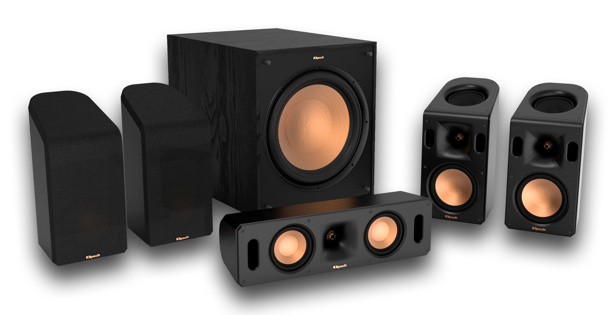 Klipsch Reference home cinema system 5.1.4 channels Black