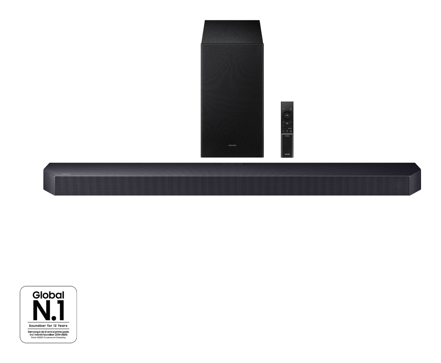 Samsung Q-series HW-Q600F Black 3.1.2 channels