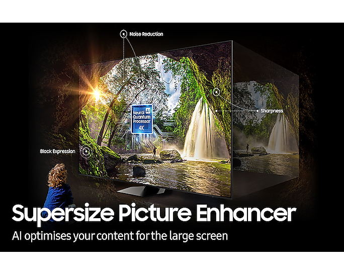 Samsung QE98Q80CATXXU TV 2.49 m (98") 4K Ultra HD Smart TV Wi-Fi Silver