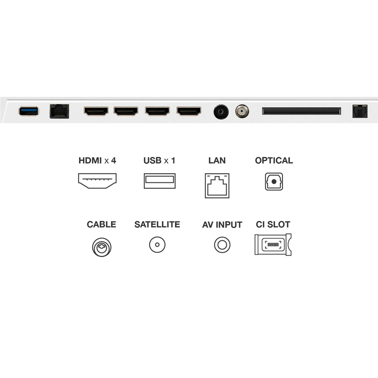 TCL A300 NXTFRAME 55A300W 55" 4K Ultra HD Smart TV Wi-Fi White 450 cd/m²