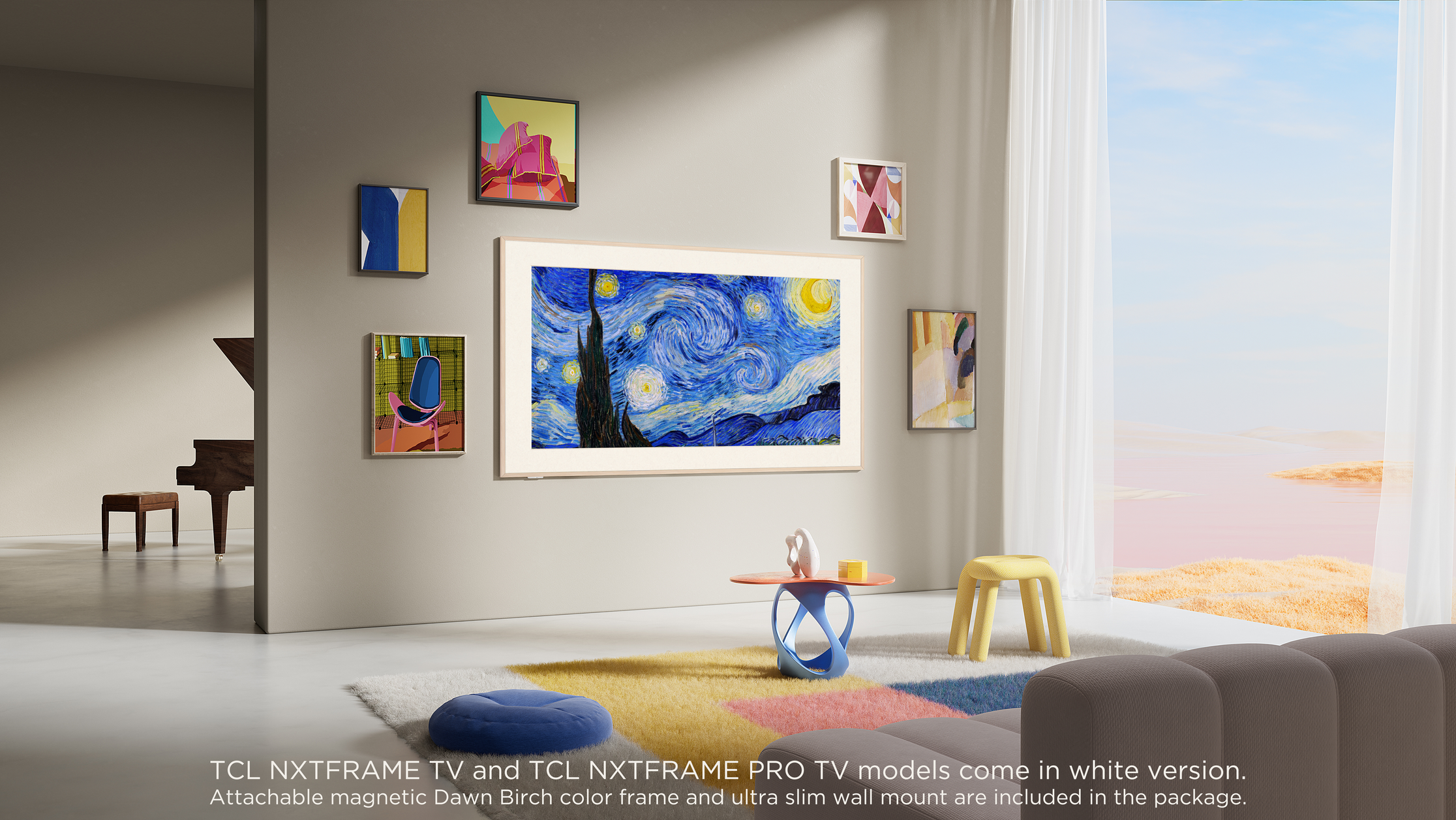 TCL A300 NXTFRAME 75A300W 75" 4K Ultra HD Smart TV White 450 cd/m²