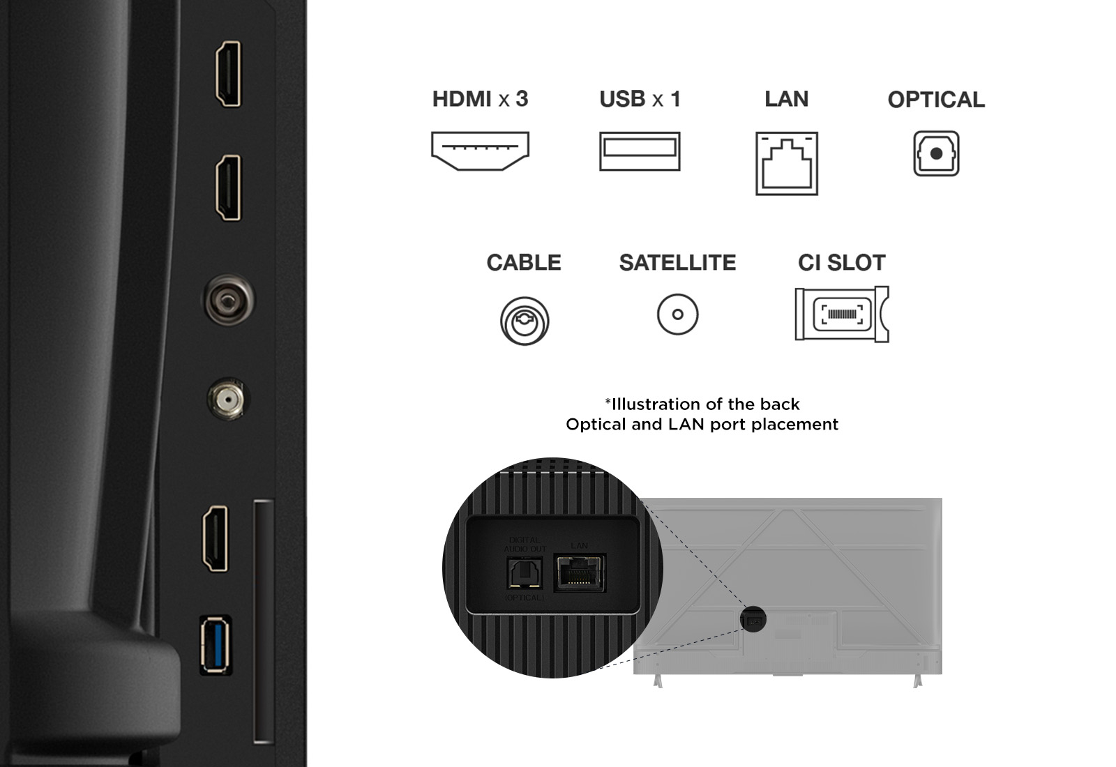 TCL 65V6C-UK TV 165.1 cm (65") 4K Ultra HD Smart TV Wi-Fi Metallic 280 cd/m²