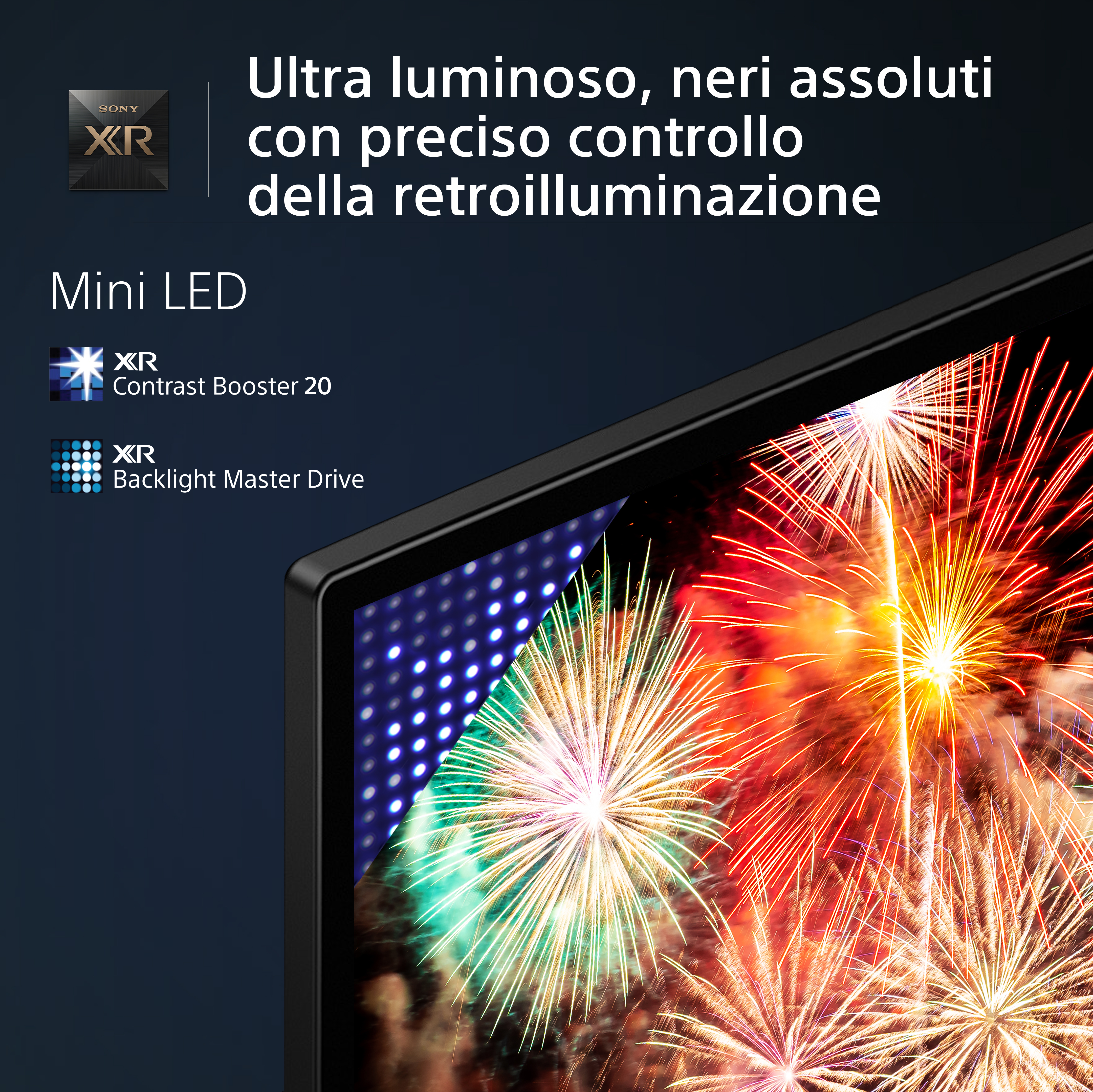 Sony BRAVIA XR | XR-85X95L | Mini LED | 4K HDR | Google TV | ECO PACK | BRAVIA CORE | Perfect for PlayStation5 | Aluminium Seamless Edge Design